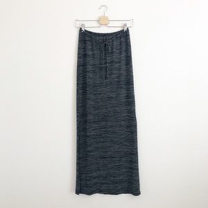 Vintage 90’s Gray Space-dye Maxi Skirt